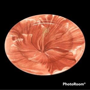 Pier 1, Floral Salad Plates, watercolor blooms Set of 2